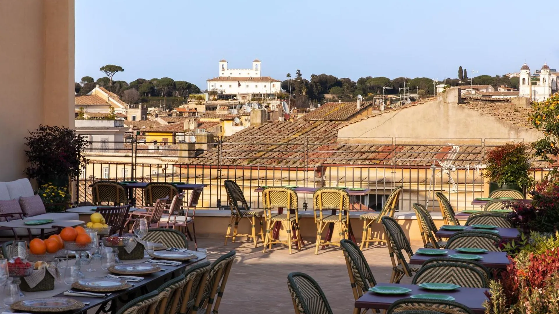 Hotel Adriano Rooftop Roma Itália